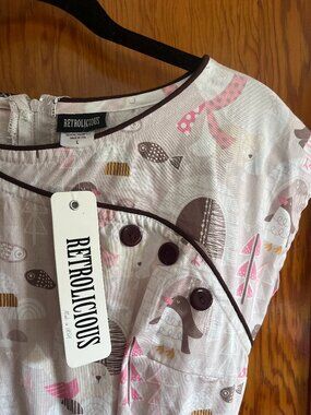 Retrolicious Winter Wonderland Dress size L